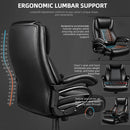 OFIKA Heavy Duty Big and Tall Office Chair, 500LBS High Back PU Leather Executive Chair OFC07