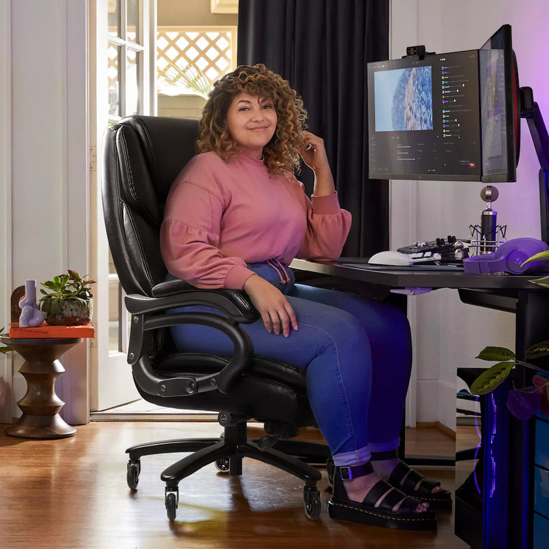 Ofika OFIKA Heavy Duty Big and Tall Office Chair, 500LBS Executive Chair
