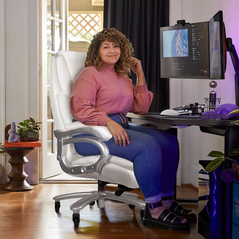 Ofika OFIKA Heavy Duty Big and Tall Office Chair, 500LBS Executive Chair