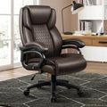 OFIKA Heavy Duty Big and Tall Office Chair, 500LBS High Back PU Leather Executive Chair OFC07