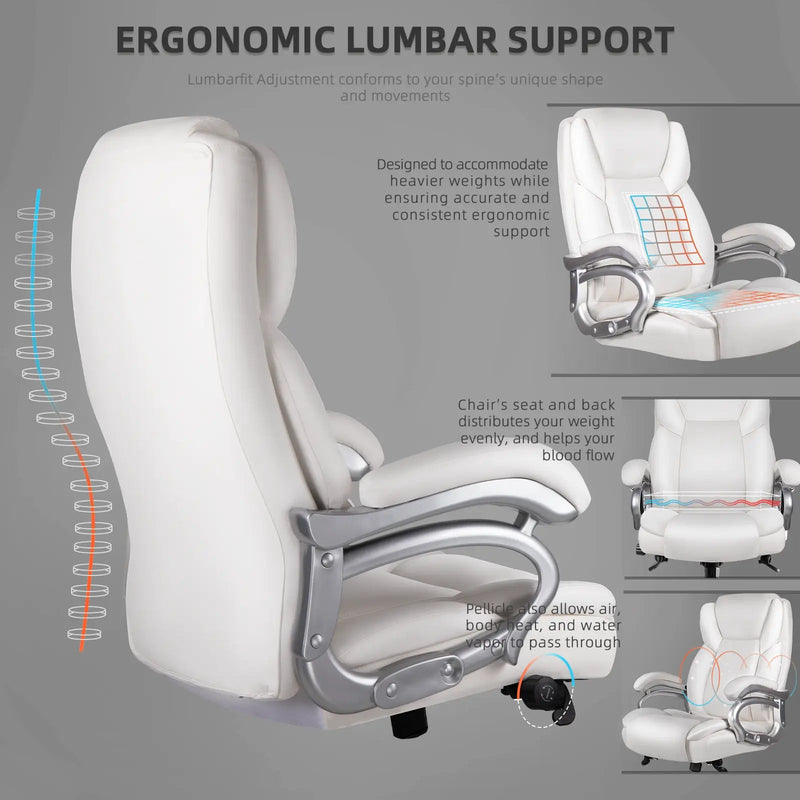 Ofika OFIKA Heavy Duty Big and Tall Office Chair, 500LBS Executive Chair