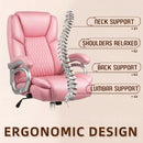 OFIKA Heavy Duty Big and Tall Office Chair, 500LBS High Back PU Leather Executive Chair OFC07