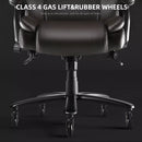 OFIKA Heavy Duty Big and Tall Office Chair, 500LBS High Back PU Leather Executive Chair OFC07