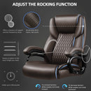 OFIKA Heavy Duty Big and Tall Office Chair, 500LBS High Back PU Leather Executive Chair OFC07