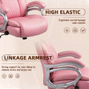 OFIKA Heavy Duty Big and Tall Office Chair, 500LBS High Back PU Leather Executive Chair OFC07
