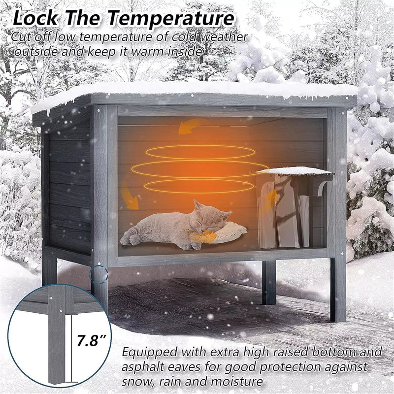 Cat House Plans Easy Outdoor Pets Simple Outdoor Cat House Winter