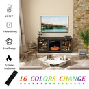 WALEAF 58 Inches Fireplace TV Stand with 18''Fireplace