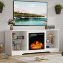 WALEAF 58 Inches Fireplace TV Stand with 18''Fireplace