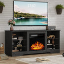 WALEAF 58 Inches Fireplace TV Stand with 18''Fireplace