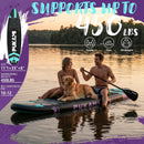 PUKAMI 11.1' Inflatable Stand Up Paddle Board with Premium SUP Accessories, 450lbs Extra Wide Stand Up Paddleboard for Youth/Adults of All Skill Levels, Non-Slip EVA Deck Blow Up Paddleboards