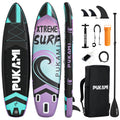 PUKAMI 11.1' Inflatable Stand Up Paddle Board with Premium SUP Accessories, 450lbs Extra Wide Stand Up Paddleboard for Youth/Adults of All Skill Levels, Non-Slip EVA Deck Blow Up Paddleboards