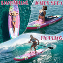 PUKAMI 11.1' Inflatable Stand Up Paddle Board with Premium SUP Accessories, 450lbs Extra Wide Stand Up Paddleboard for Youth/Adults of All Skill Levels, Non-Slip EVA Deck Blow Up Paddleboards