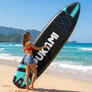 PUKAMI 11.1' Inflatable Stand Up Paddle Board with Premium SUP Accessories, 450lbs Extra Wide Stand Up Paddleboard for Youth/Adults of All Skill Levels, Non-Slip EVA Deck Blow Up Paddleboards