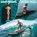 PUKAMI 11.1' Inflatable Stand Up Paddle Board with Premium SUP Accessories, 450lbs Extra Wide Stand Up Paddleboard for Youth/Adults of All Skill Levels, Non-Slip EVA Deck Blow Up Paddleboards