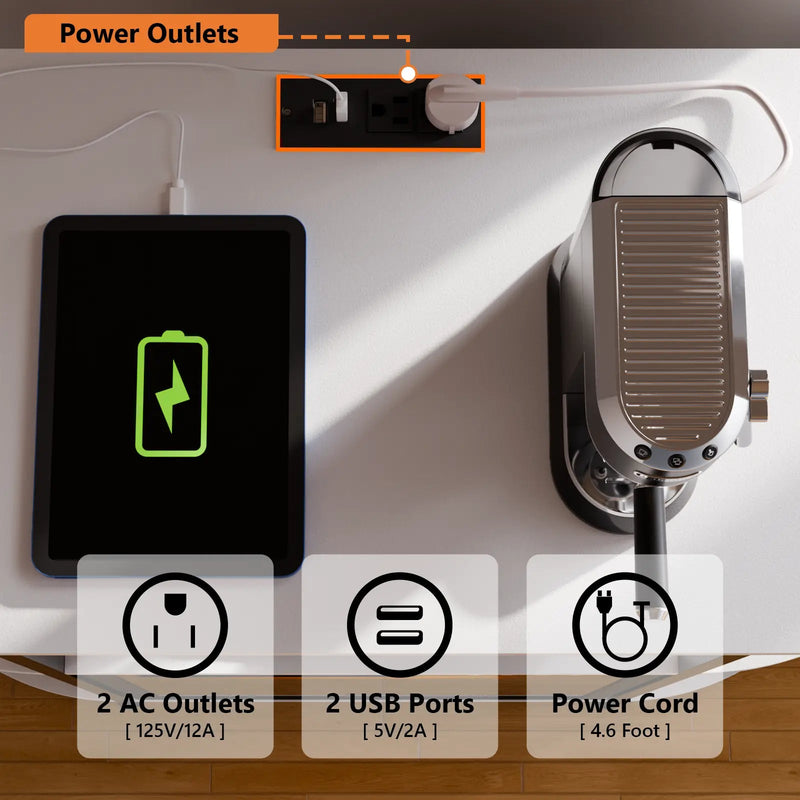 PUKAMI Bar Cabinet with Fireplace,Home Mini Bar Cabinet for Liquor with Power Outlet and LED Lights, Wine Bar Table Stand with 4-Tier Storage with Rack and Glass Holder