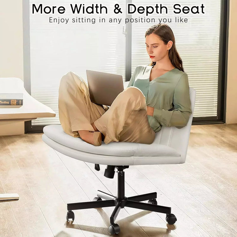 Sitting cross legged at desk hotsell