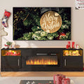 PUKAMI Fireplace TV Stand for TVs Up to 90" TV with 36" Electric Fireplace