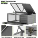 BOSSIN Turtle Cage Reptile Terrarium with Lamp Holder