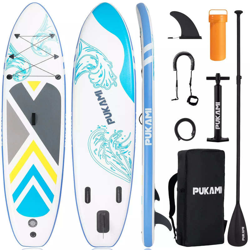 VITESSE 10'6" Inflatable Stand Up Paddle Board with Premium SUP Paddle Board