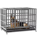 VITESSE 48/38 inch Heavy Duty Indestructible Metal Dog Crate DC01