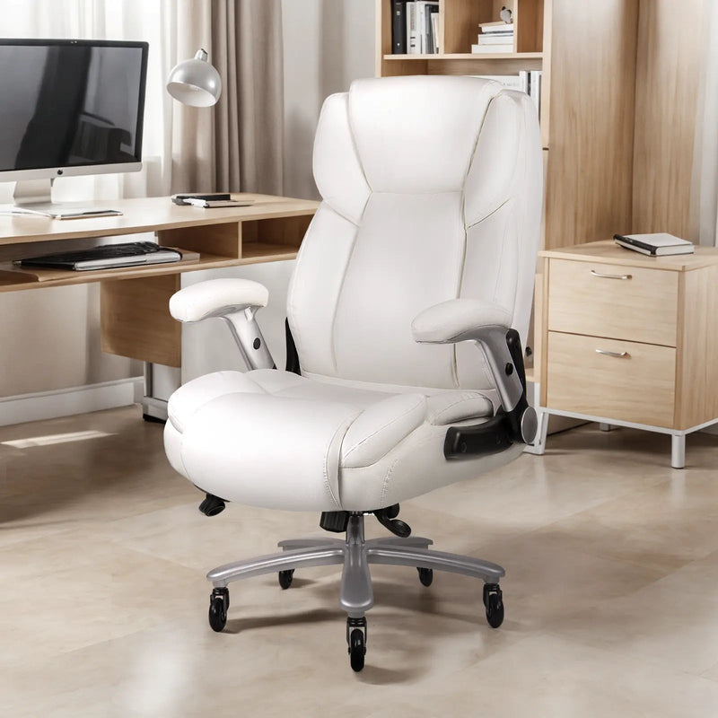 VITESSE 600lbs Large Heavy Duty Office Chair with Flip up Armrest, Big and Tall Office Chair