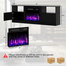 VITESSE 70" Fireplace TV Stand with 23" Electric Fireplace for TVs Up to 80 inch