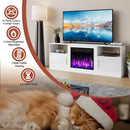 VITESSE 70" Fireplace TV Stand with 23" Electric Fireplace for TVs Up to 80 inch