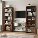 VITESSE 70" Tall Arched Cabinet, 5-Tier Arched Bookcase with Large Storage Space