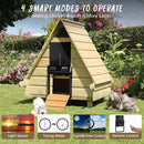 VITESSE Automatic Chicken Coop Door, Solar Powered Chicken Door with Timer & Light Sensor