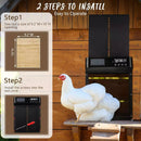 VITESSE Automatic Chicken Coop Door, Solar Powered Chicken Door with Timer & Light Sensor