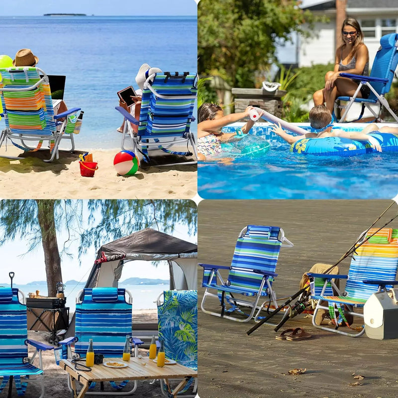 VITESSE Backpack Beach Chairs for Adults,Camping Chairs