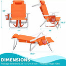 Bossin Backpack Beach Chairs for Adults,Camping Chairs