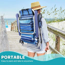 VITESSE Backpack Beach Chairs for Adults,Camping Chairs with Headrest
