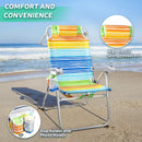 VITESSE Backpack Beach Chairs for Adults,Camping Chairs with Headrest