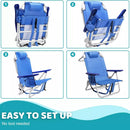 VITESSE Backpack Beach Chairs for Adults,Camping Chairs with Headrest