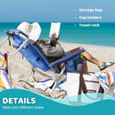 VITESSE Backpack Beach Chairs for Adults,Camping Chairs with Headrest