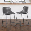 Waleaf Bar Stools ,Counter Height Bar Stools with Back
