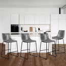 Waleaf Bar Stools ,Counter Height Bar Stools with Back
