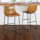 Waleaf Bar Stools ,Counter Height Bar Stools with Back