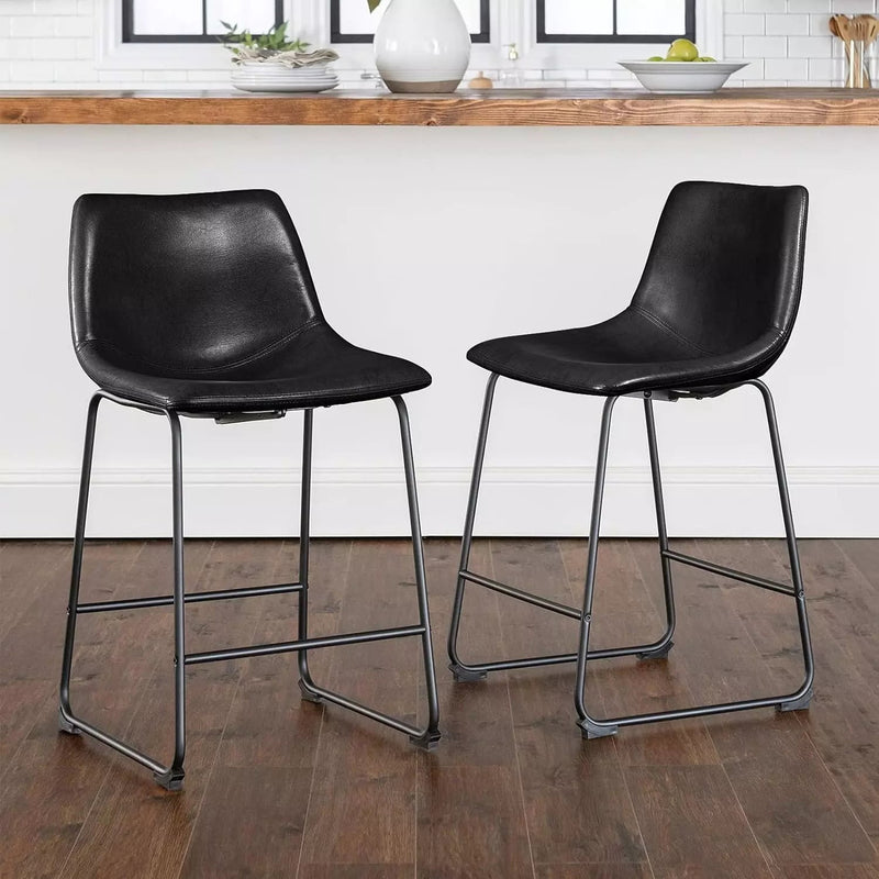 Vitesse Bar Stools ,Counter Height Bar Stools with Back