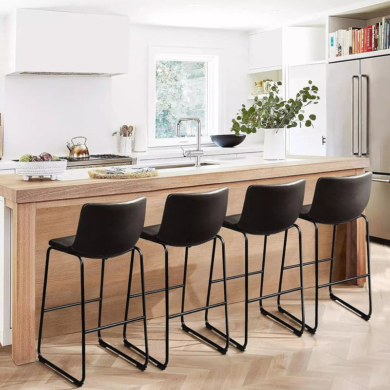 Vitesse Bar Stools ,Counter Height Bar Stools with Back