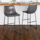Waleaf Bar Stools ,Counter Height Bar Stools with Back