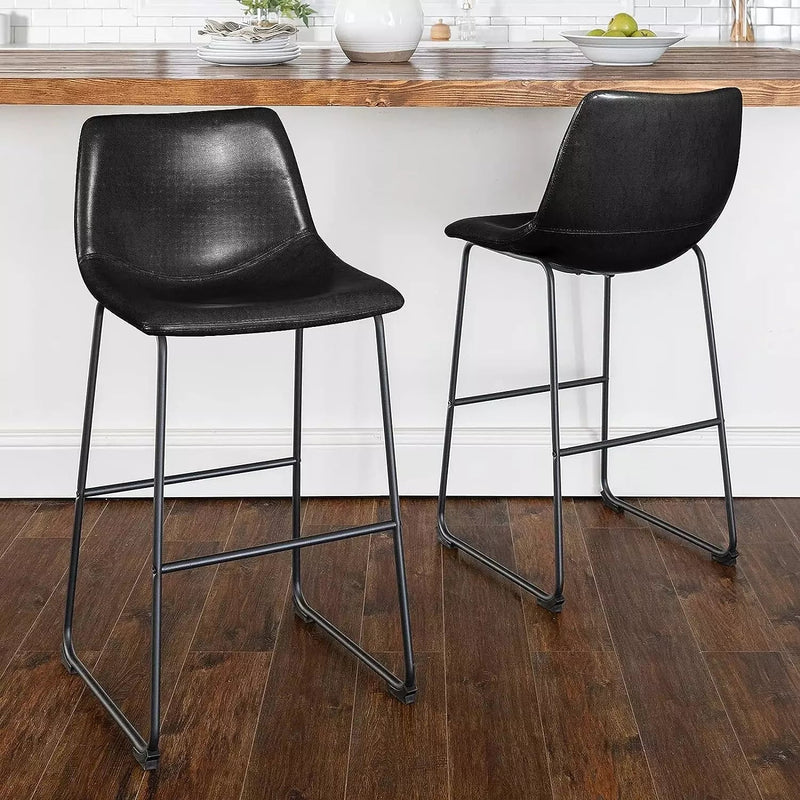 Vitesse Bar Stools ,Counter Height Bar Stools with Back