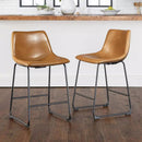 Waleaf Bar Stools ,Counter Height Bar Stools with Back