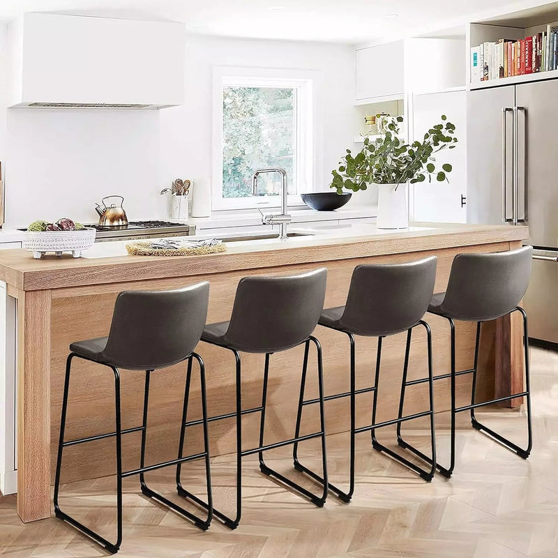 Vitesse Bar Stools ,Counter Height Bar Stools with Back