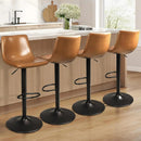 Vitesse Bar Stools Set of 2 Modern Swivel Bar Chairs