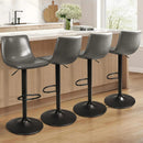 Vitesse Bar Stools Set of 2 Modern Swivel Bar Chairs