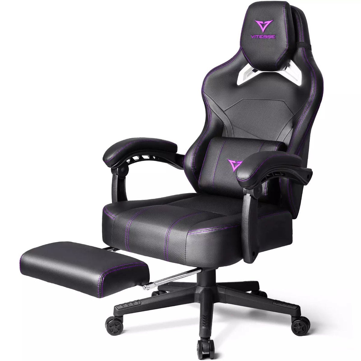 VITESSE Big and Tall Gaming Chair 400lb, Ergonomic Video