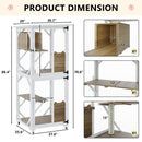 VITESSE Double Layer Mobile Cat Cages2