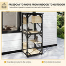 VITESSE Double Layer Mobile Cat Cages2